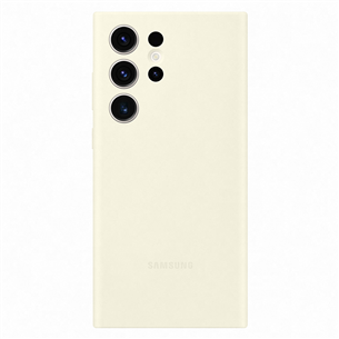 Samsung Silicone Cover, Galaxy S23 Ultra, beige - Case