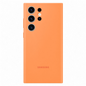 Samsung Silicone Cover, Galaxy S23 Ultra, orange - Case EF-PS918TOEGWW