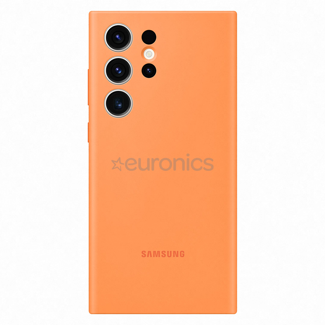 Samsung Silicone Cover, Galaxy S23 Ultra, oranž - Ümbris