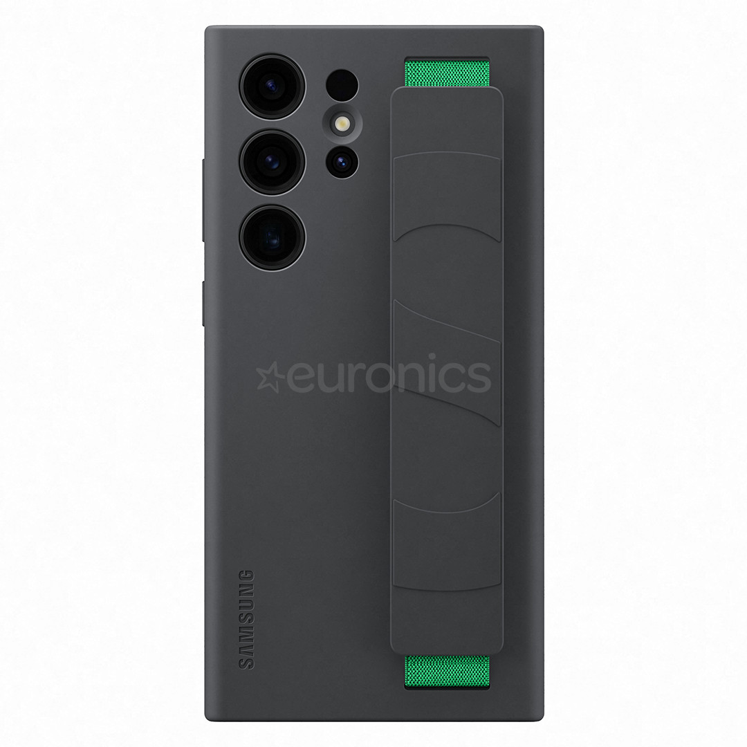 Samsung Silicone Grip Case, Galaxy S23 Ultra, черный - Чехол