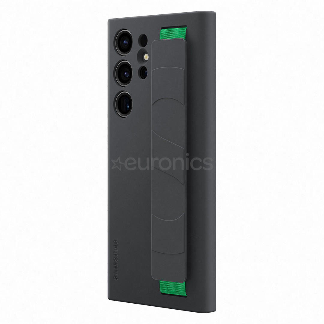 Samsung Silicone Grip Case, Galaxy S23 Ultra, черный - Чехол