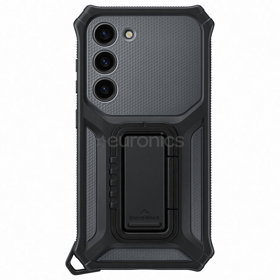 Samsung Rugged Gadget Case, Galaxy S23, titaan - Nutitelefoni ümbris