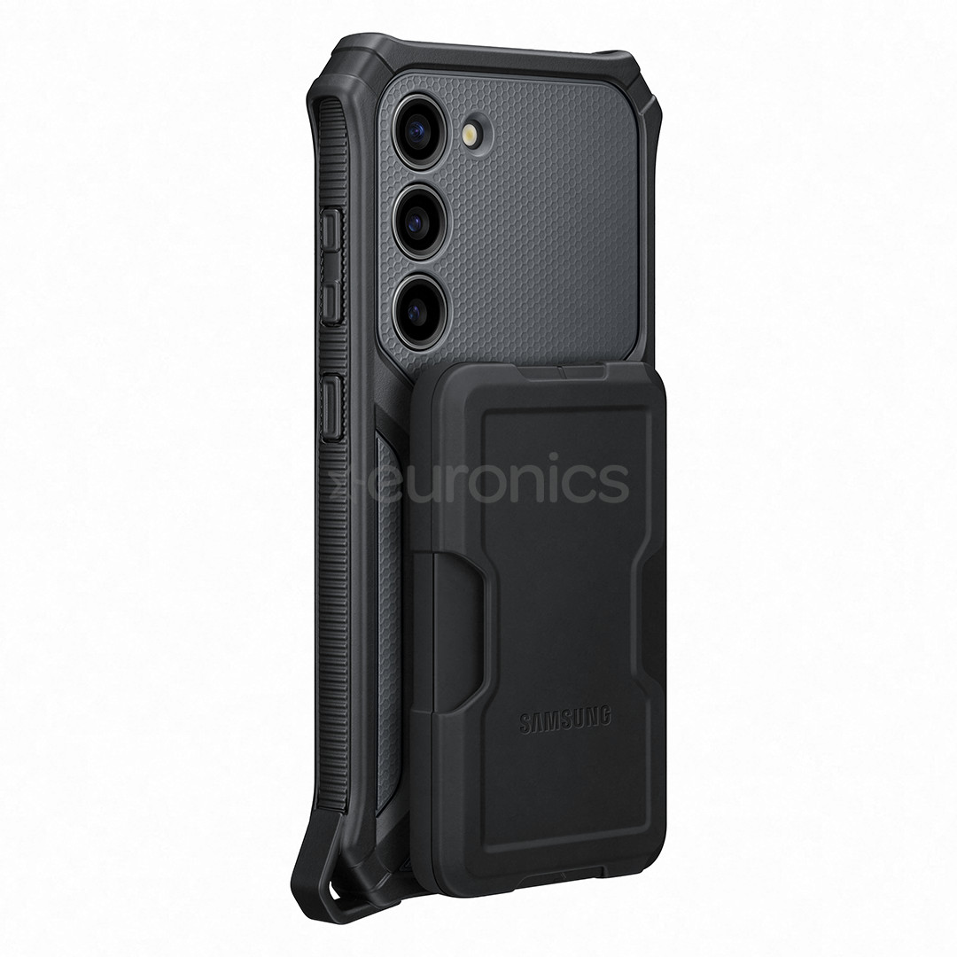 Samsung Rugged Gadget Case, Galaxy S23, titaan - Nutitelefoni ümbris