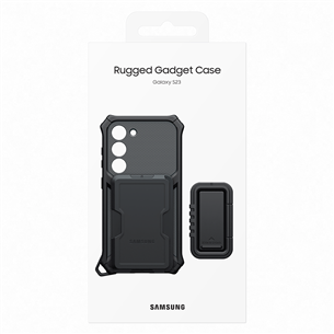 Samsung Rugged Gadget Case, Galaxy S23, титановый - Чехол для смартфона