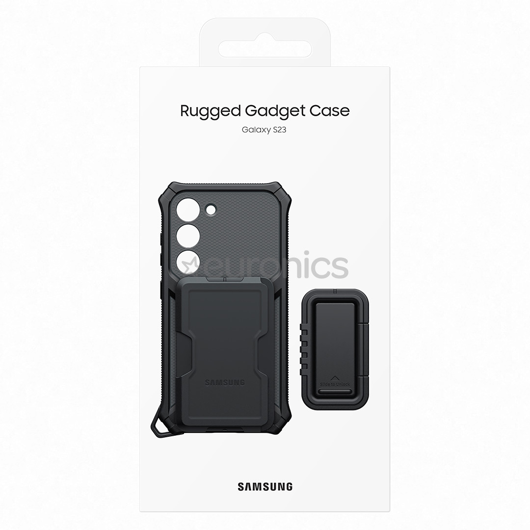 Samsung Rugged Gadget Case, Galaxy S23, titaan - Nutitelefoni ümbris