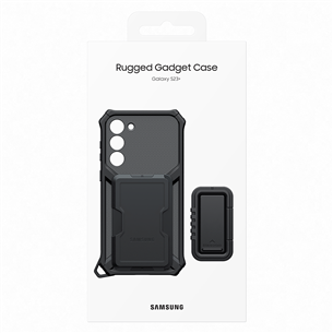 Samsung Rugged Gadget Case, Galaxy S23+, titaan - Nutitelefoni ümbris