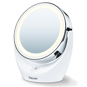 Beurer, диаметр 11 см, белый - Зеркало 584.01