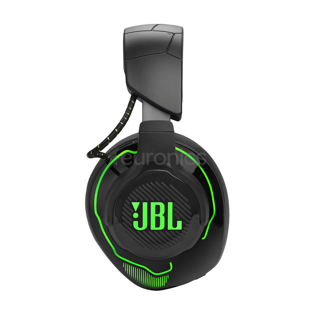JBL Quantum 910X Console Wireless, must/roheline - Mänguri juhtmevaba peakomplekt