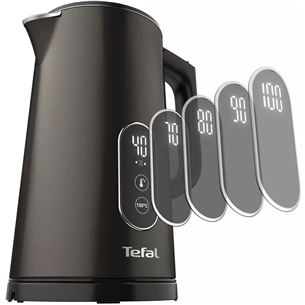 Tefal Digital, 1.7 L, 1800 W, grey - Kettle