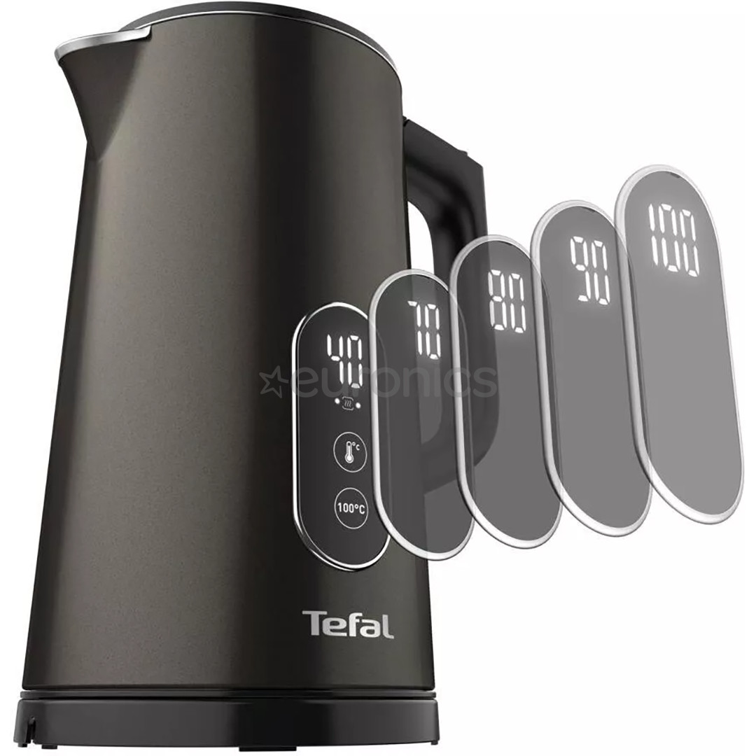 Tefal Digital, 1.7 L, 1800 W, grey - Kettle