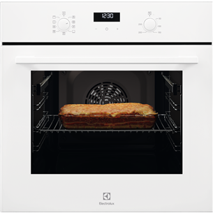 Electrolux SuroundCook 600, catalytic cleaning, 65 L, white - Built-in oven EOF5C50BV