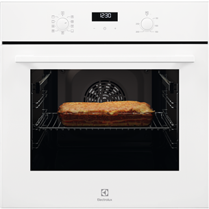 Electrolux SuroundCook 600, katalüütiline puhastus, 65 L, valge - Integreeritav ahi