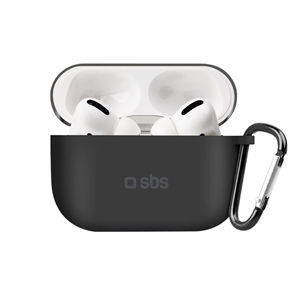 SBS, Apple AirPods Pro, silicone, black - Case TEAPPRO2K