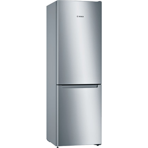 Bosch Seeria 2, NoFrost, 305 L, 186 cm, roostevaba teras - Külmik KGN36NLEA