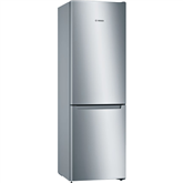 Bosch Series 2, NoFrost, 305 L, 186 cm, stainless steel - Refrigerator