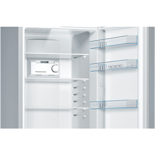 Bosch Series 2, NoFrost, 305 L, 186 cm, stainless steel - Refrigerator