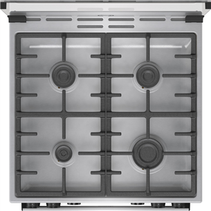 Gorenje, 71 L, width 60 cm, stainless steel - Gas cooker with electric oven