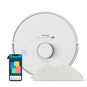Tefal X-PLORER Serie 75 S, white - Robot vacuum cleaner RG8577
