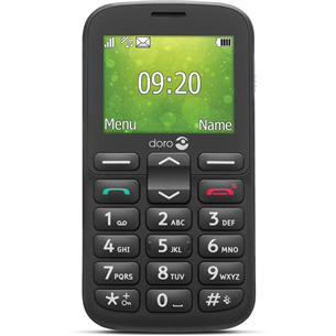 Doro 1380, must - Mobiiltelefon DORO1380BLACK