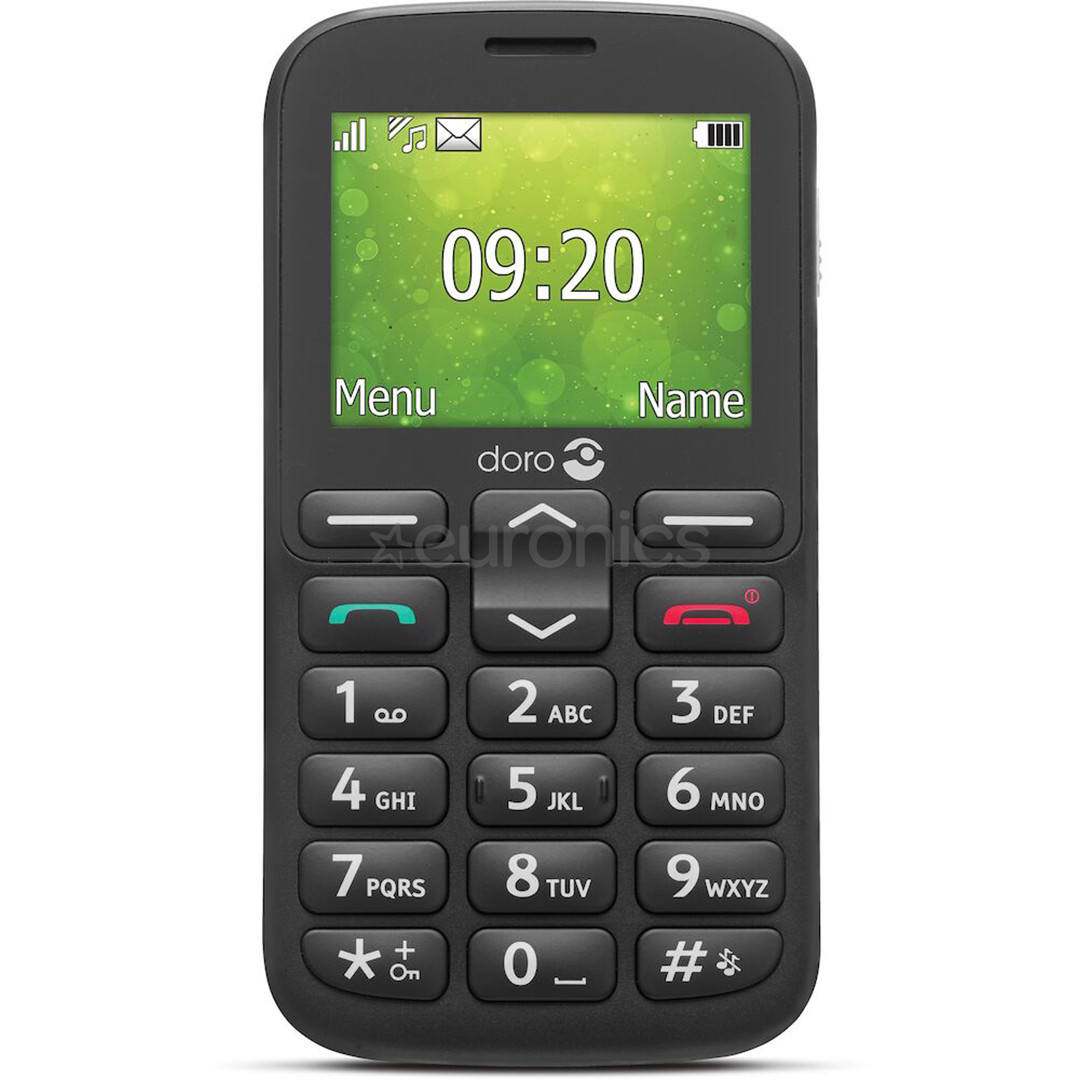 Doro 1380, black - Cellular phone