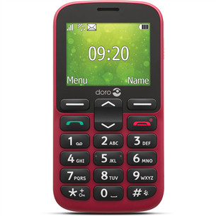 Doro 1380, punane - Mobiiltelefon