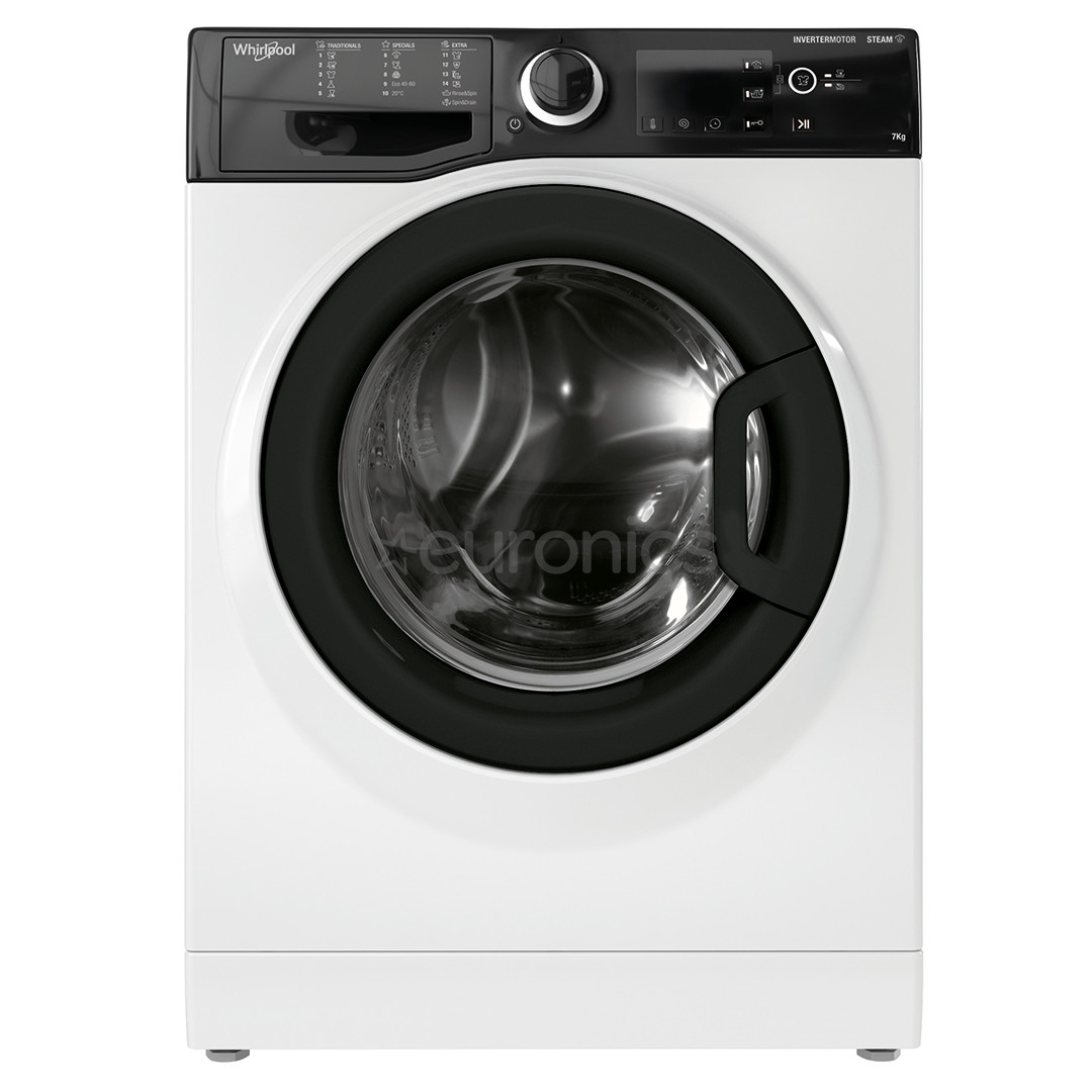 Whirlpool, 7 kg, depth 43.5 cm, 1200 rpm - Front load washing machine