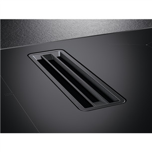 AEG 6000 Bridge, 80 см, черный - Интегрируемая индукционная варочная панель с вытяжкой