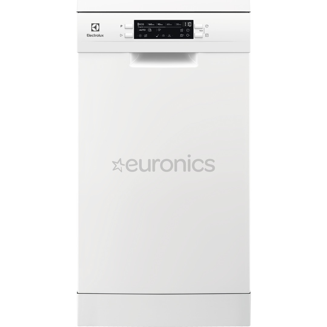 Electrolux 600 Slim, 10 комплектов посуды, ширина 44,6 см, белый - Отдельностоящая посудомоечная машина