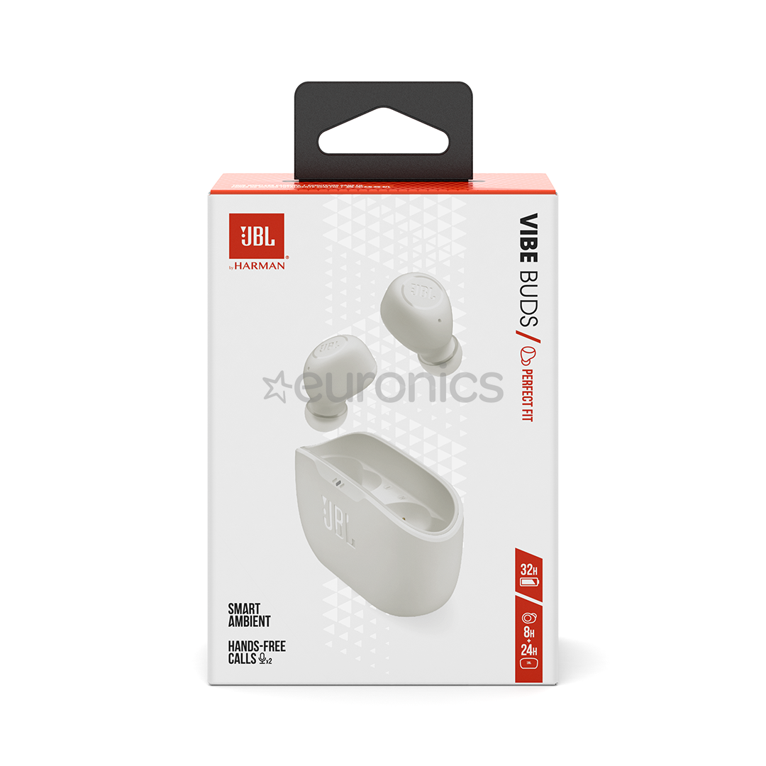 JBL Wave Buds, белый - Полностью беспроводные наушники
