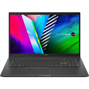 ASUS VivoBook 15, 15,6", FHD, OLED, i3, 8 ГБ, 512 ГБ, SWE, черный - Ноутбук K513EA-L11309W-SWE