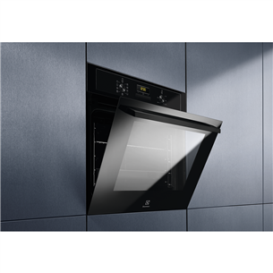 Electrolux SurroundCook 600, 65 L, must - Integreeritav ahi