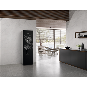 Miele Blackboard edition, NoFrost, 373 L, 202 cm, must - Külmik