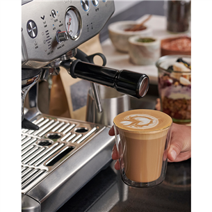 Sage the Barista Express Impress, roostevaba teras - Poolautomaatne espressomasin