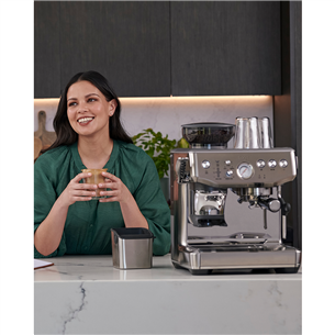 Sage the Barista Express Impress, roostevaba teras - Poolautomaatne espressomasin