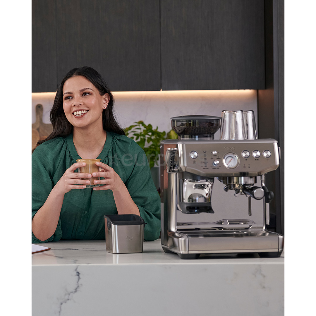 Sage the Barista Express Impress, roostevaba teras - Poolautomaatne espressomasin