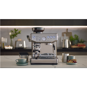 Sage the Barista Express Impress, roostevaba teras - Poolautomaatne espressomasin