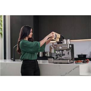 Sage the Barista Express Impress, roostevaba teras - Poolautomaatne espressomasin