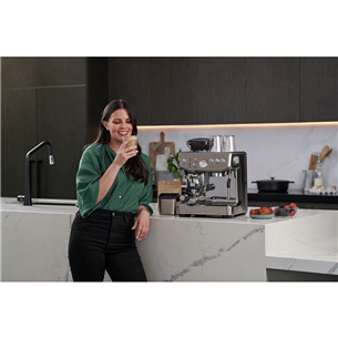 Sage the Barista Express Impress, roostevaba teras - Poolautomaatne espressomasin