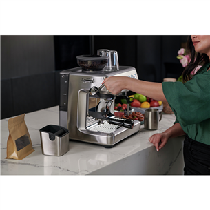 Sage the Barista Express Impress, roostevaba teras - Poolautomaatne espressomasin