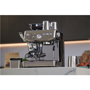 Sage the Barista Express Impress, roostevaba teras - Poolautomaatne espressomasin