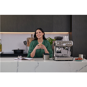 Sage the Barista Express Impress, roostevaba teras - Poolautomaatne espressomasin