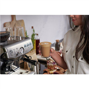 Sage the Barista Express Impress, roostevaba teras - Poolautomaatne espressomasin