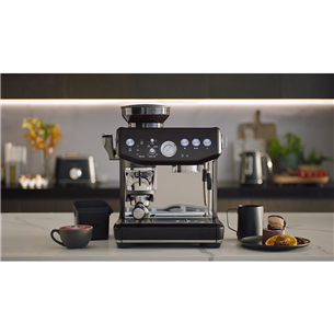 Sage the Barista Express Impress, must - Poolautomaatne espressomasin