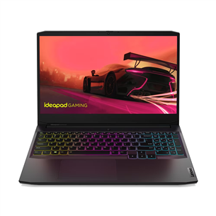 Lenovo IdeaPad Gaming 3 15ACH6, 15,6", FHD, 120 Гц, Ryzen 5, 16 ГБ, 512 ГБ, RTX 3050, SWE, черный - Ноутбук 82K201H3MX