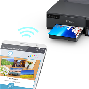 Epson EcoTank L8050, WiFi, LAN, must - Multifunktsionaalne tindiprinter/fotoprinter