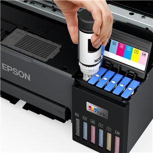 Epson EcoTank L8050, WiFi, LAN, must - Multifunktsionaalne tindiprinter/fotoprinter