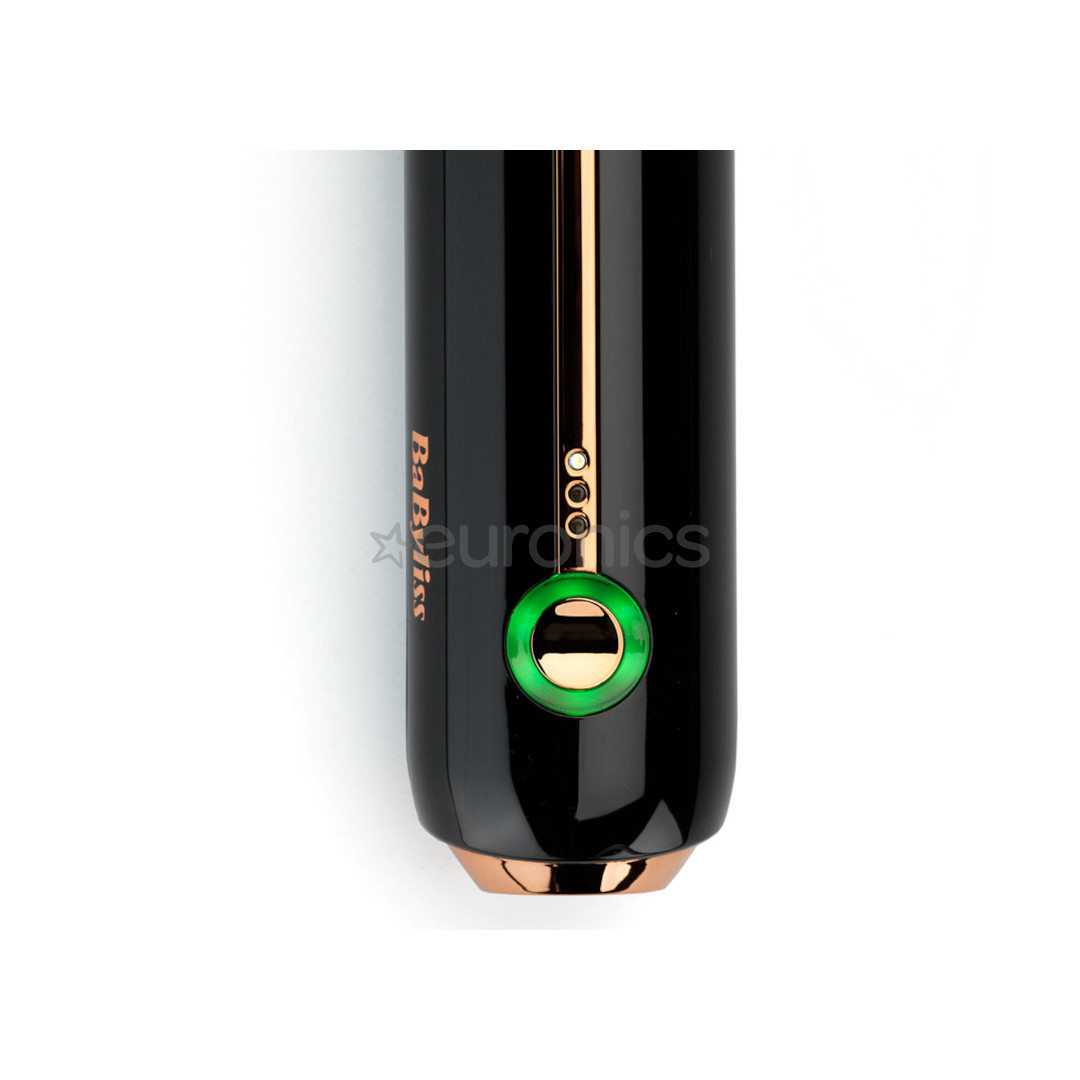 BaByliss, 25 mm, 160-180 °C, cordless, black - Curling iron
