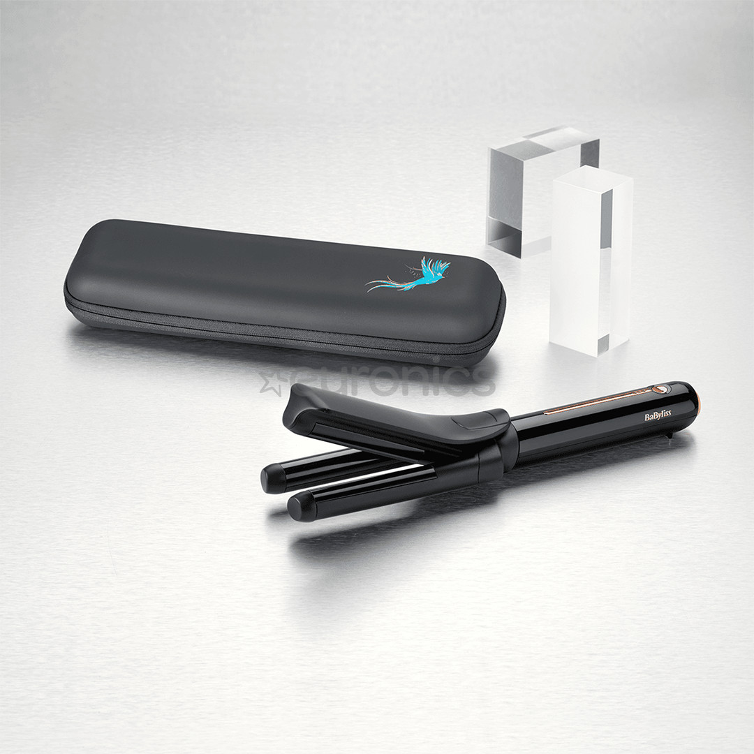 Babyliss 9000, беспроводное использование, черный - Щипцы для завивки волнами