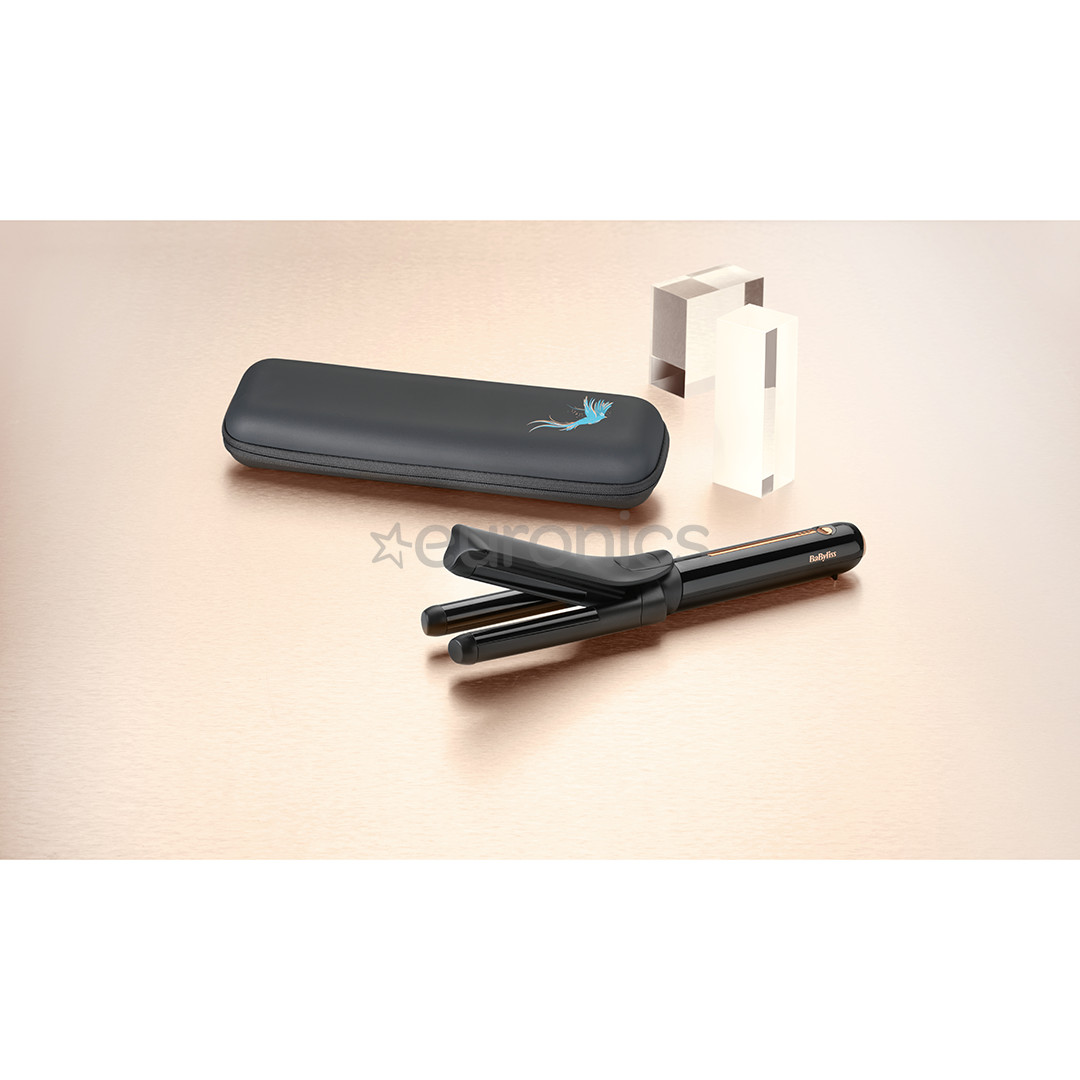 Babyliss 9000, беспроводное использование, черный - Щипцы для завивки волнами