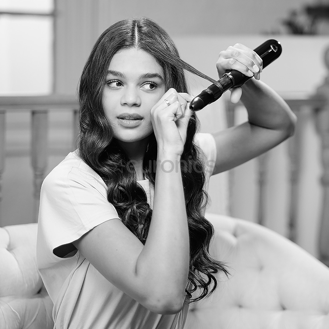 BaByliss, 25 mm, 160-180 °C, cordless, black - Curling iron